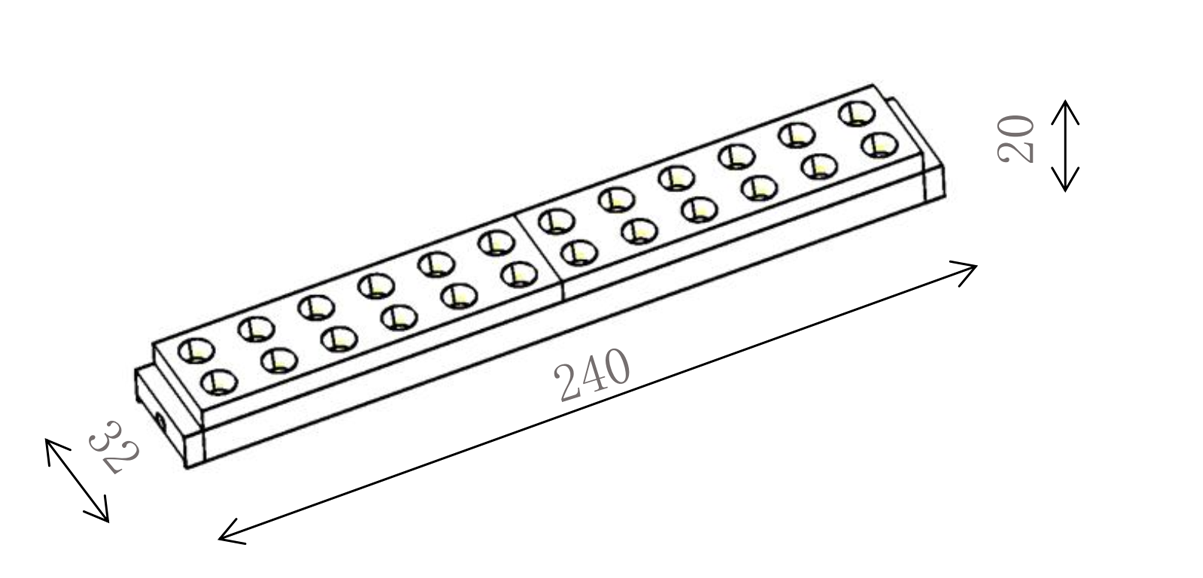 10w 48vdc grille model black